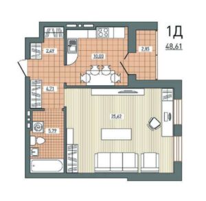Планировки квартир в ЖК История в Новосибирске