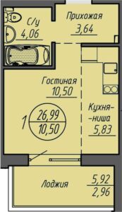 Планировки квартир в ЖК Облака в Новосибирске