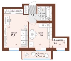 Планировки квартир в ЖК Одесса в Новосибирске