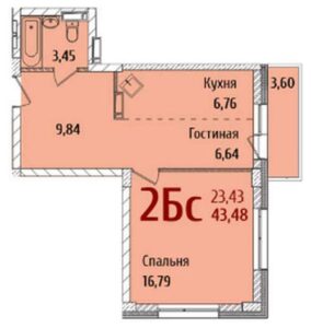 Планировки квартир в ЖК Red fox в Новосибирске