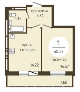 Планировки квартир в ЖК Оникс в Новосибирске