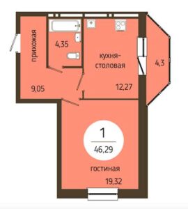 Планировки квартир в ЖК Оникс в Новосибирске