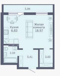 Планировки квартир в ЖК Радуга Сибири в Новосибирске