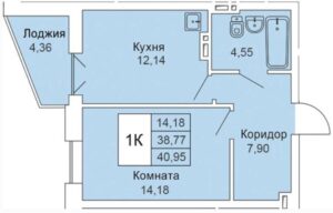 Планировки квартир в ЖК Расцветай на Гоголя в Новосибирске