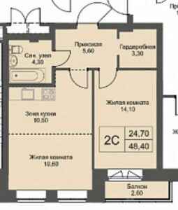 Планировки квартир в ЖК Эволюция в Новосибирске