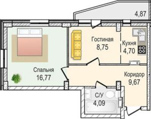 Планировки квартир в ЖК КРЫМSKY в Новосибирске