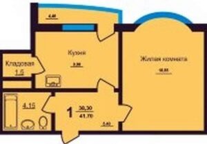 Планировки квартир в ЖК На Ельцовской в Новосибирске