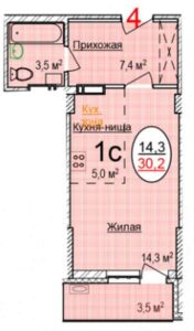 Планировки квартир в ЖК Тихий Берег в Новосибирске