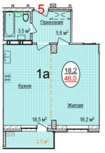 Планировки квартир в ЖК Тихий Берег в Новосибирске