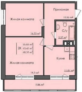 Планировки квартир в ЖК Сибирячка в Новосибирске