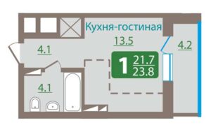 Планировки квартир в ЖК Ельцовский парк в Новосибирске