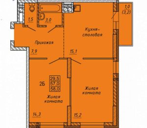 Планировки квартир в ЖК Матрешкин двор в Новосибирске
