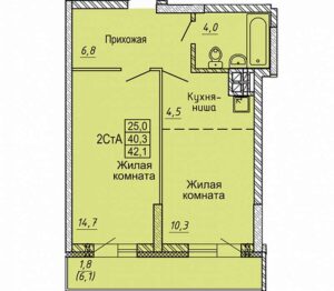 Планировки квартир в ЖК Матрешкин двор в Новосибирске