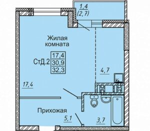 Планировки квартир в ЖК Новые Матрешки в Новосибирске