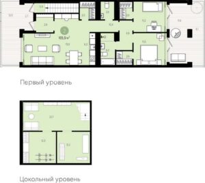 Планировки квартир в ЖК Пшеница в Новосибирске