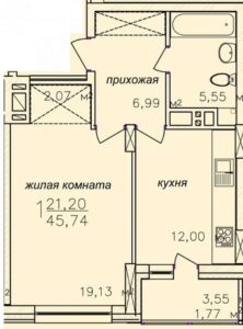 Планировки квартир в ЖК Сосновый бор в Новосибирске