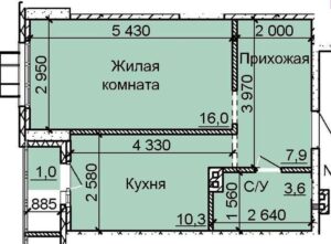 Планировки квартир в ЖК СТОЛЕТОFF в Новосибирске