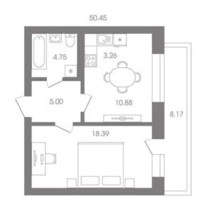 Планировки квартир в ЖК ALMOND на Чаплыгина
