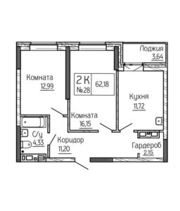 Планировки квартир в ЖК Сакура парк в Новосибирске