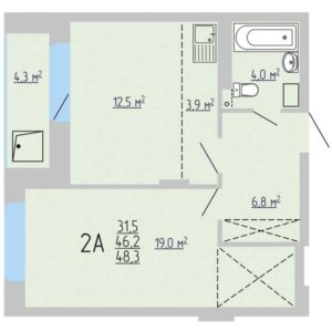 Планировки квартир в ЖК на Российской 37