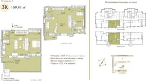Планировки квартир в ЖК Заельцовский NEW - Дом 2