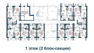 Планировки квартир в ЖК Семейный квартал в Новосибирске