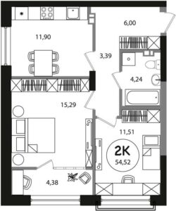 Планировки квартир в Доме 3 в ЖК Геометрия На Выборной