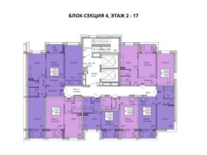 Планировки квартир в ЖК Галактика Дом 2 в Новосибирске