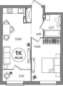 Планировки квартир в Доме 5 в ЖК Геометрия На Выборной