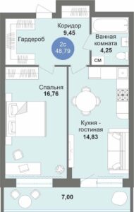 Планировки квартир в ЖК Эрнест в Новосибирске