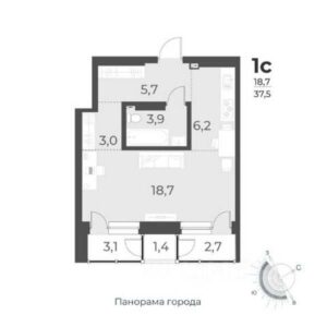 Планировки квартир в Доме 3 в ЖК Нормандия-Неман в Новосибирске