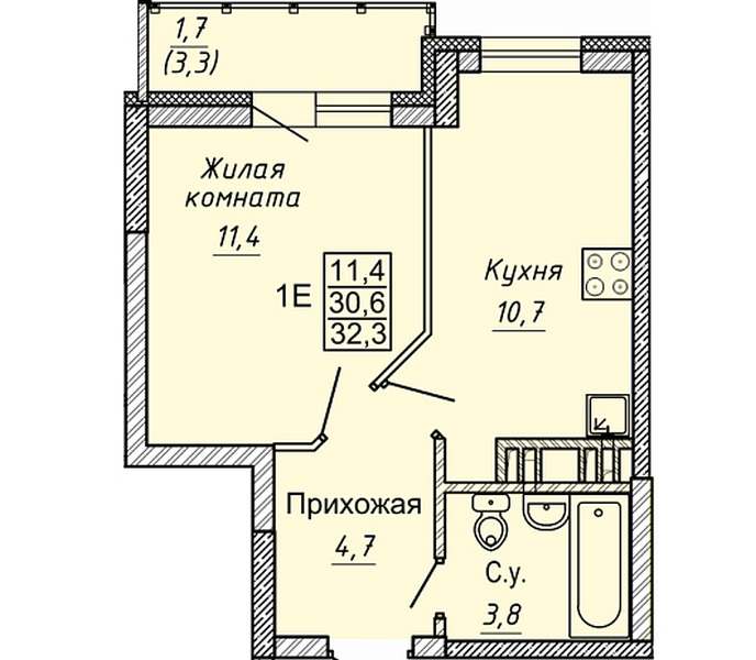 Планировки квартир в ЖК Новые Матрешки в Новосибирске