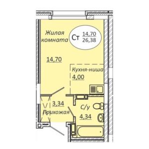 Планировки квартир в ЖК КОМЕТА — Октябрьский