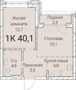 Планировки квартир в ЖК Тайм Сквер в Новосибирске