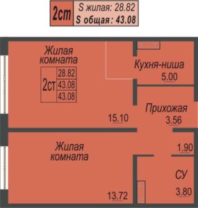 Планировки квартир Дом 3 в ЖК На Снежиной в Новосибирске