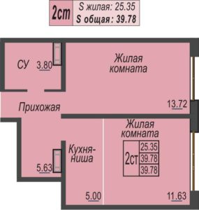Планировки квартир Дом 3 в ЖК На Снежиной в Новосибирске