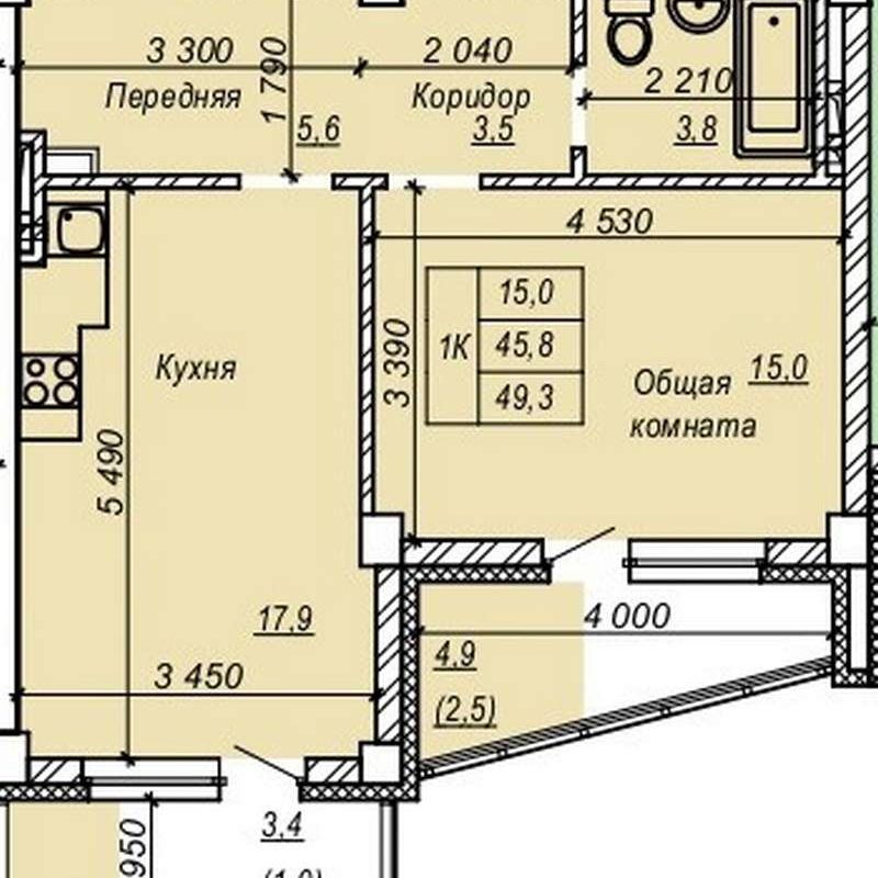 Планировки квартир в ЖК Серебряный ключ в Новосибирске