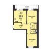 2-комнатная квартира 58,6 м² в доме 902 в ЖК «Династия»