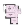 3+ комнатная квартира 65,4 м² в доме 902 в ЖК «Династия»