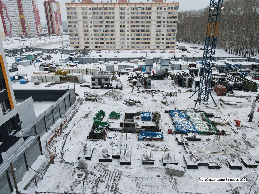 Январь 2024 – ЖК Матрешкин двор в Новосибирске – Официальный отчет