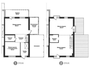 Дома 16; 17 - Планировка трехкомнатной квартиры (и больше) в ЖК Ясный в Октябрьском