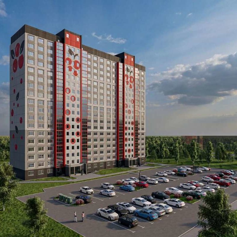 Проект и план застройки ЖК Калина Красная в Новосибирске