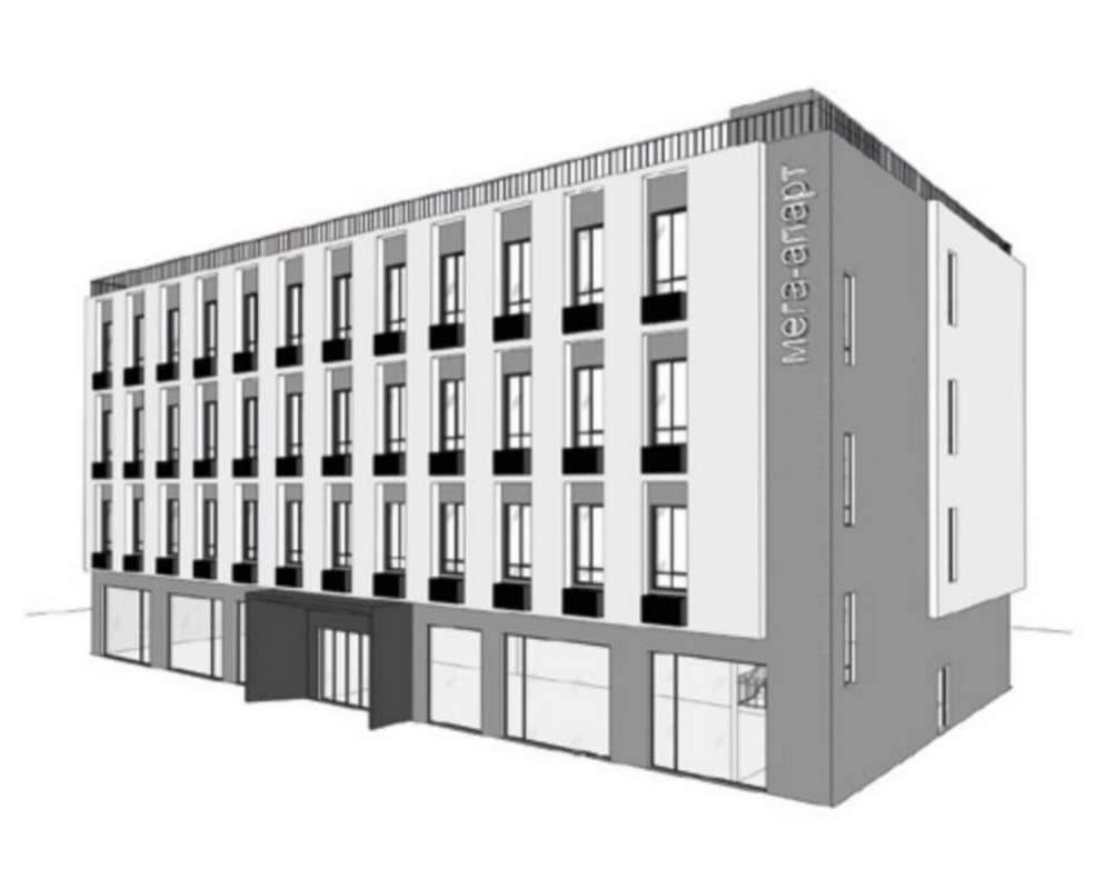 Проект и план застройки ЖК Мега Апартс в Новосибирске